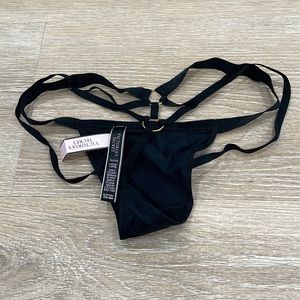Victoria’s Secret Black Strappy Thong